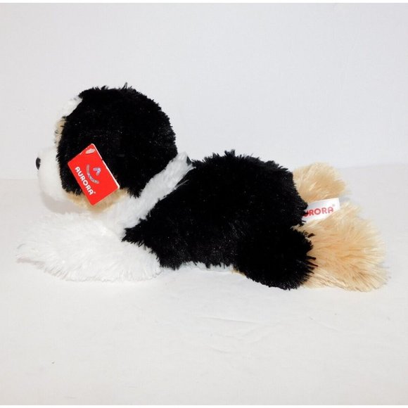Aurora Aussie Australian Shepherd 12” Flopsie Plush Dog Stuffed Animal AUZZIE - Picture 3 of 10